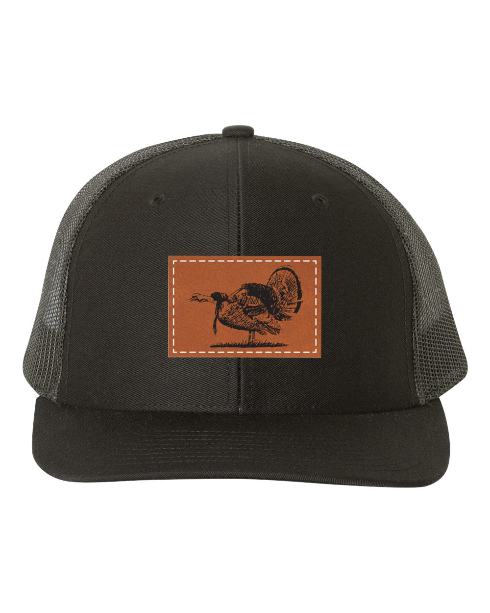 Full Strut Turkey Leather Patch Richardson 112 Hat