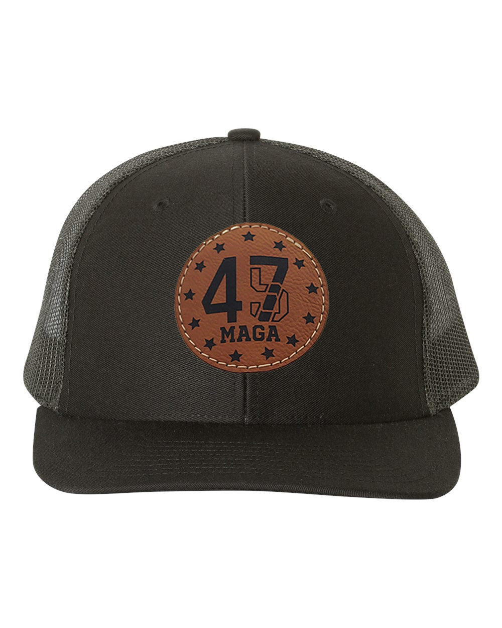 Trump 45 47  Leather Patch Richardson 112 Hat