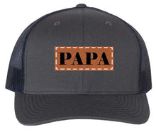 Load image into Gallery viewer, PAPA Leather Patch Richardson 112 Hat
