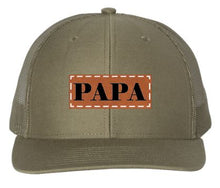 Load image into Gallery viewer, PAPA Leather Patch Richardson 112 Hat
