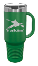 Load image into Gallery viewer, Yakin&#39; 40oz Handle Mug Laser Engraved
