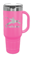 Load image into Gallery viewer, Yakin&#39; 40oz Handle Mug Laser Engraved
