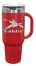 Load image into Gallery viewer, Yakin&#39; 40oz Handle Mug Laser Engraved
