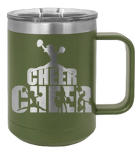 Load image into Gallery viewer, Cheerleader Design Laser Engraved Mug (Etched)
