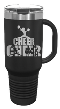 Load image into Gallery viewer, Cheerleader 40oz Handle Mug Laser Engraved
