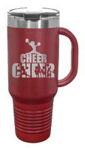Load image into Gallery viewer, Cheerleader 40oz Handle Mug Laser Engraved
