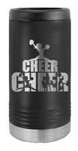 Load image into Gallery viewer, Cheerleader Laser Engraved Slim Can Insulated Koosie
