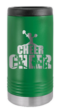 Load image into Gallery viewer, Cheerleader Laser Engraved Slim Can Insulated Koosie
