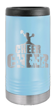 Load image into Gallery viewer, Cheerleader Laser Engraved Slim Can Insulated Koosie
