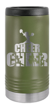 Load image into Gallery viewer, Cheerleader Laser Engraved Slim Can Insulated Koosie
