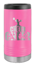 Load image into Gallery viewer, Cheerleader Laser Engraved Slim Can Insulated Koosie
