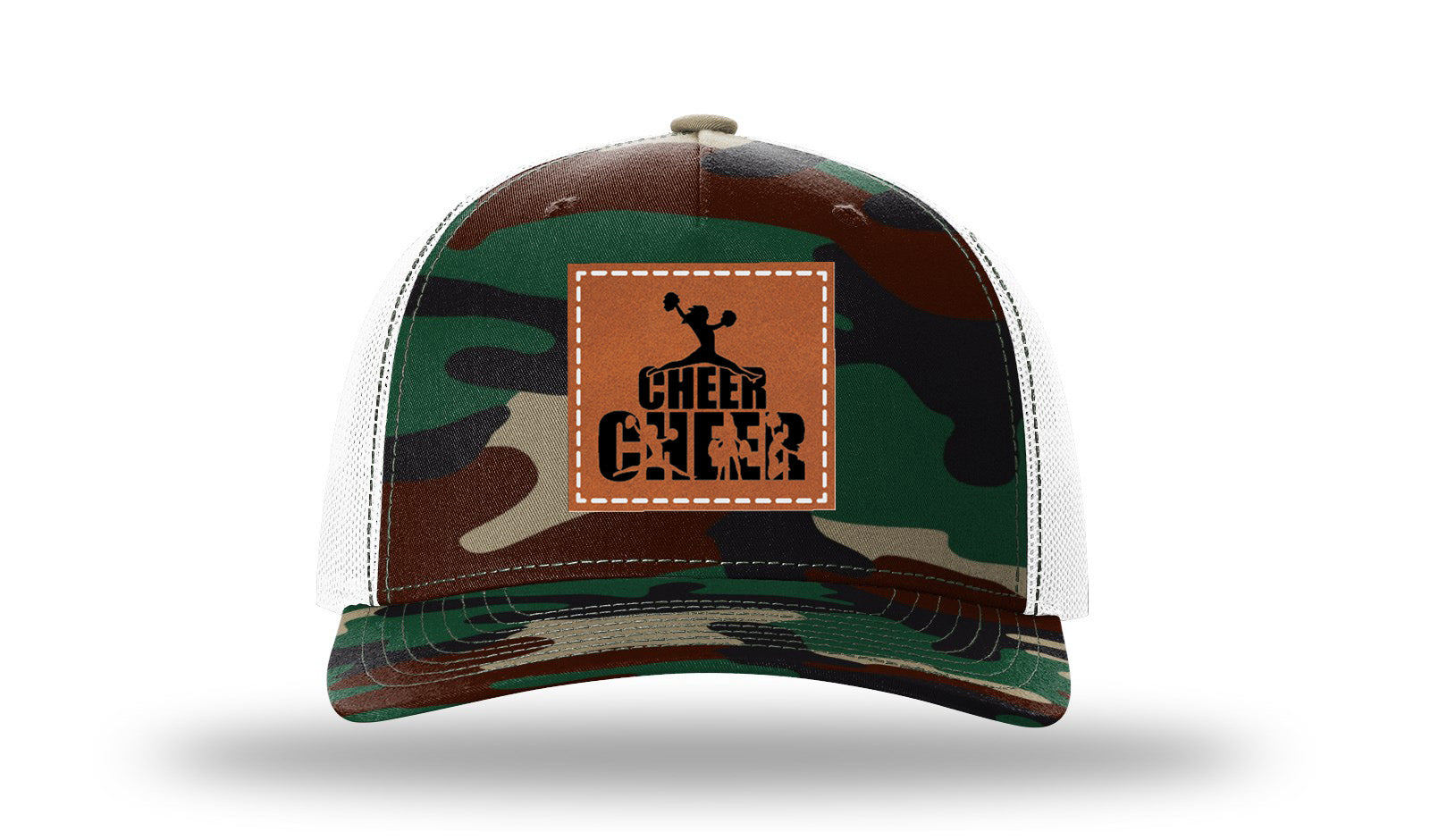 Green Camo / White