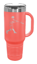 Load image into Gallery viewer, Baseball Player 40oz Handle Mug Laser Engraved
