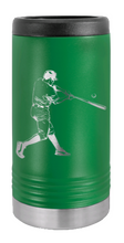 Load image into Gallery viewer, Baseball Player Laser Engraved Slim Can Insulated Koosie
