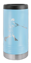 Load image into Gallery viewer, Baseball Player Laser Engraved Slim Can Insulated Koosie
