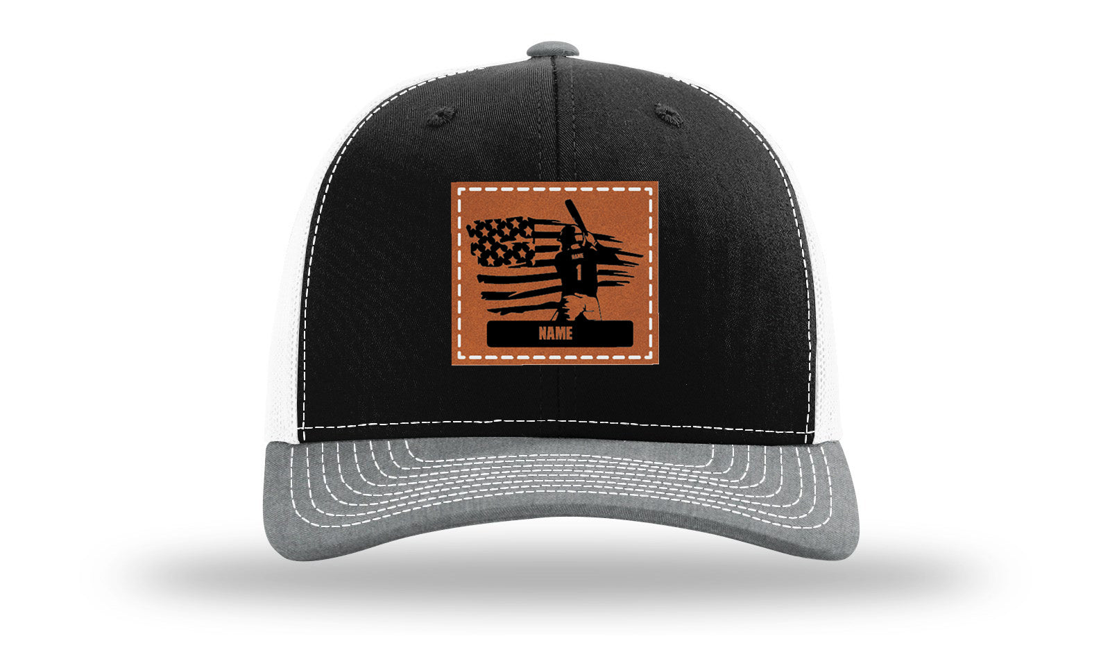 Black / White / Heather Grey