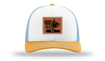 White / Columbia Blue / Yellow