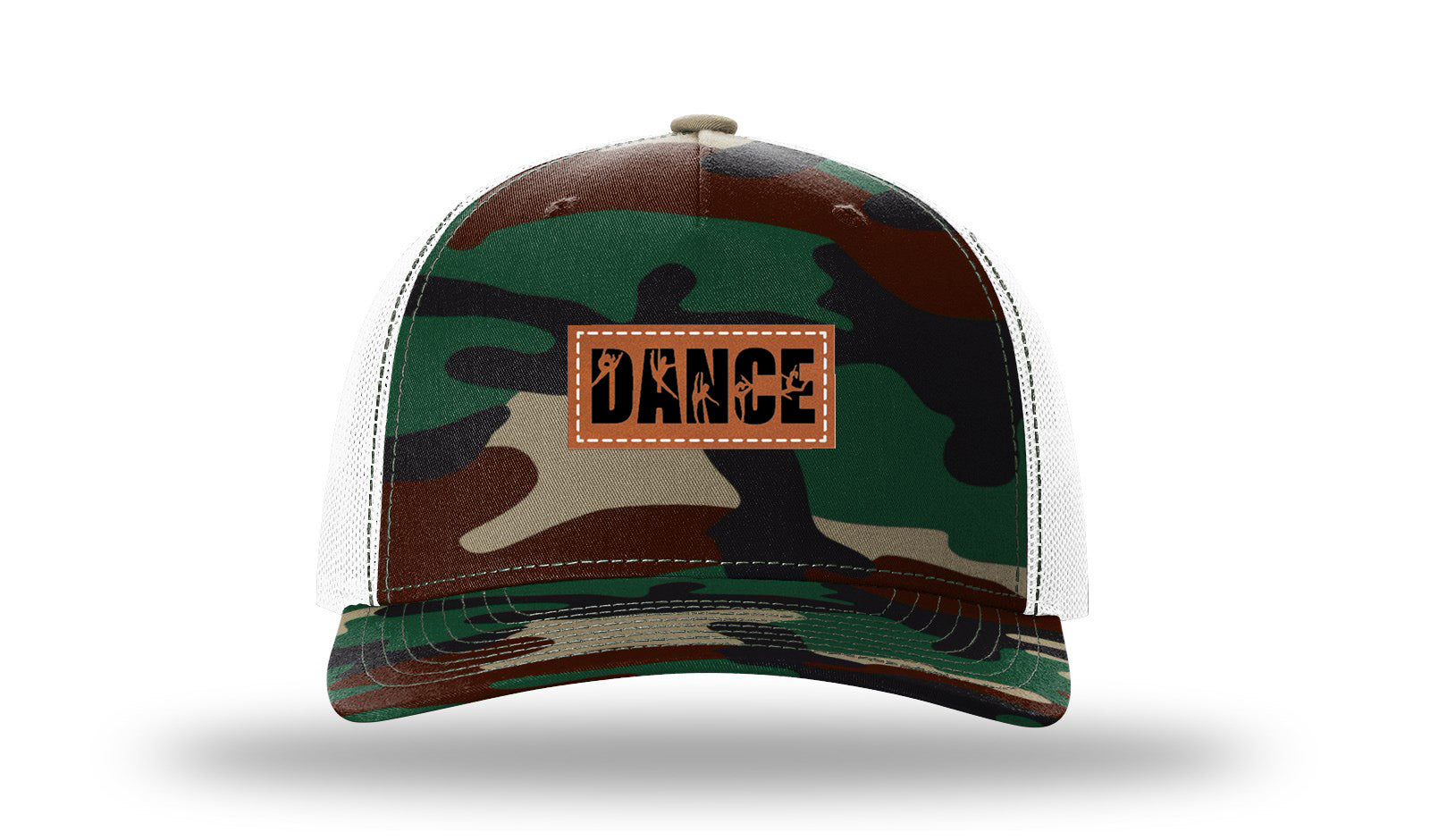 Green Camo / White