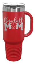 Load image into Gallery viewer, Baseball Mom 40oz Handle Mug Laser Engraved
