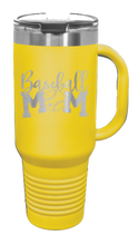 Load image into Gallery viewer, Baseball Mom 40oz Handle Mug Laser Engraved
