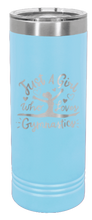 Load image into Gallery viewer, Gymnastics Laser Engraved Skinny Tumbler (Etched)
