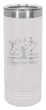 Load image into Gallery viewer, Gymnastics Laser Engraved Skinny Tumbler (Etched)
