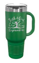 Load image into Gallery viewer, Gymnastics 40oz Handle Mug Laser Engraved
