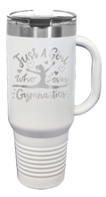 Load image into Gallery viewer, Gymnastics 40oz Handle Mug Laser Engraved
