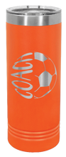 Load image into Gallery viewer, Soccer Coach 2 Laser Engraved Skinny Tumbler (Etched)
