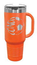 Load image into Gallery viewer, Soccer Coach 2 40oz Handle Mug Laser Engraved
