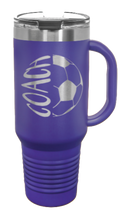 Load image into Gallery viewer, Soccer Coach 2 40oz Handle Mug Laser Engraved
