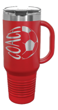 Load image into Gallery viewer, Soccer Coach 2 40oz Handle Mug Laser Engraved
