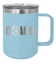Load image into Gallery viewer, Soccer Coach Laser Engraved Mug (Etched)
