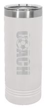 Load image into Gallery viewer, Soccer Coach Laser Engraved Skinny Tumbler (Etched)
