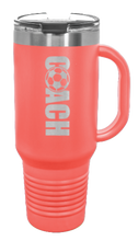 Load image into Gallery viewer, Soccer Coach 40oz Handle Mug Laser Engraved
