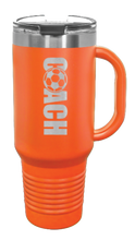 Load image into Gallery viewer, Soccer Coach 40oz Handle Mug Laser Engraved
