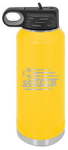 Load image into Gallery viewer, Soccer Flag Laser Engraved Water Bottle (Etched)
