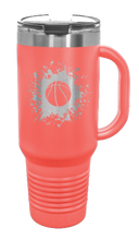 Load image into Gallery viewer, Basketball 40oz Handle Mug Laser Engraved
