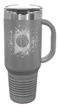 Load image into Gallery viewer, Basketball 40oz Handle Mug Laser Engraved
