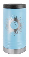 Load image into Gallery viewer, Basketball Laser Engraved Slim Can Insulated Koosie
