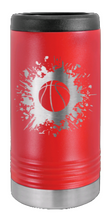 Load image into Gallery viewer, Basketball Laser Engraved Slim Can Insulated Koosie
