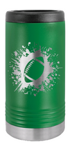 Load image into Gallery viewer, Football Laser Engraved Slim Can Insulated Koosie
