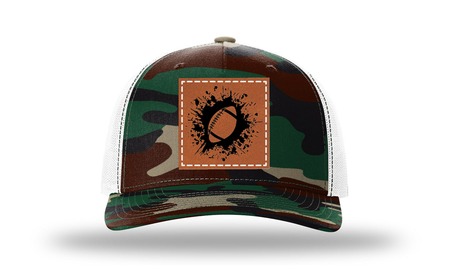 Green Camo / White