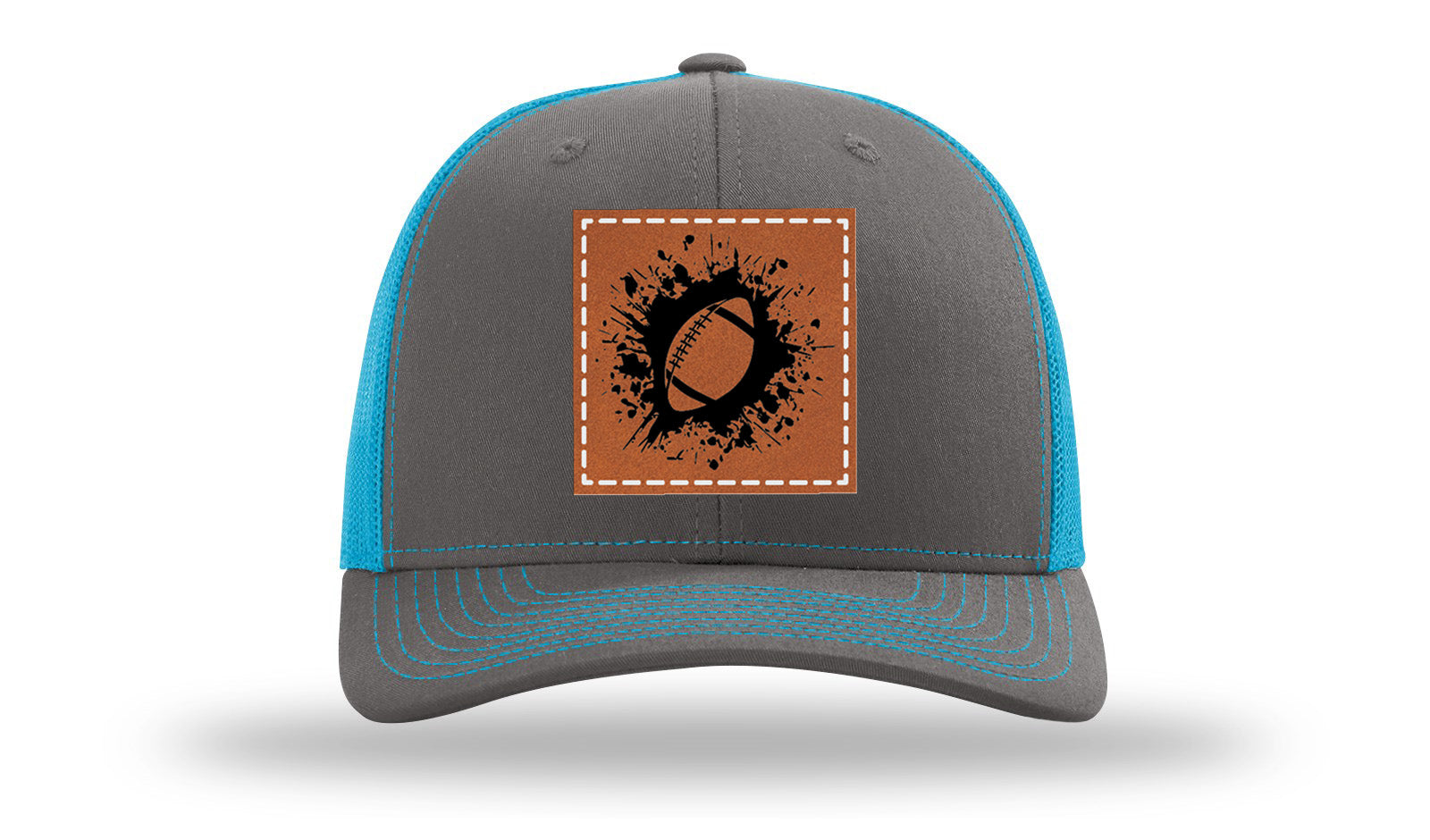 Charcoal / Neon Blue