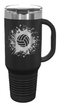 Load image into Gallery viewer, Volleyball 40oz Handle Mug Laser Engraved
