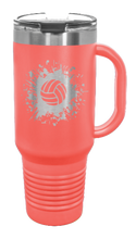 Load image into Gallery viewer, Volleyball 40oz Handle Mug Laser Engraved
