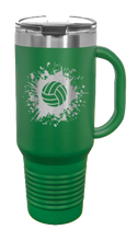 Load image into Gallery viewer, Volleyball 40oz Handle Mug Laser Engraved
