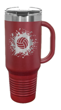 Load image into Gallery viewer, Volleyball 40oz Handle Mug Laser Engraved
