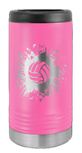 Load image into Gallery viewer, Volleyball Laser Engraved Slim Can Insulated Koosie
