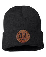 Load image into Gallery viewer, Trump 45 47  Leather Patch Beanie
